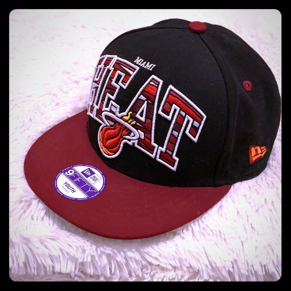 MIAMI HEAT New Era Youth SnapBack Hat Cap HWC